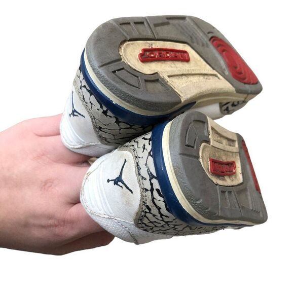 RARE 2010 Air Jordan 3 Retro True Blue Size 8C - Picture 10 of 11